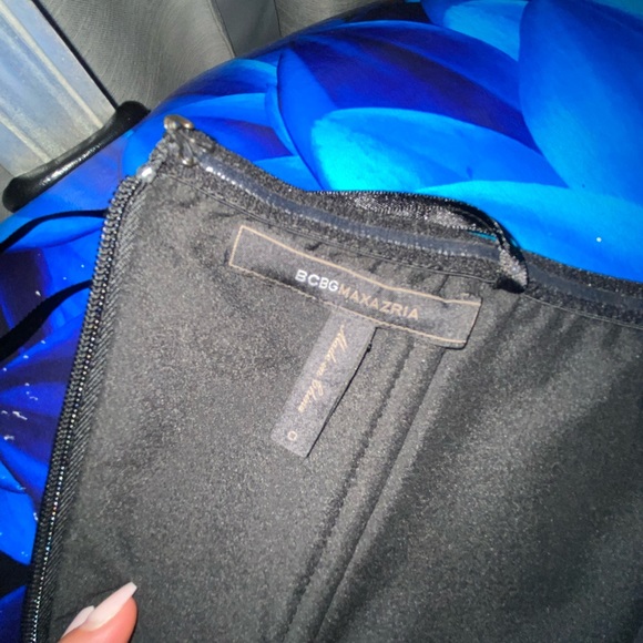 BCBG BLACK STRAPLESS GOWN - Picture 5 of 9